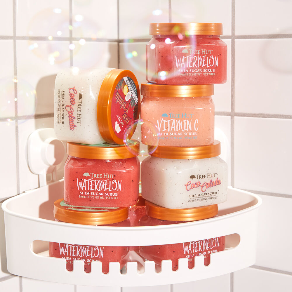 Tree Hut Shea Sugar Scrub 510g + Spatula Giveaway [Tanning Hello Kitty Collab]