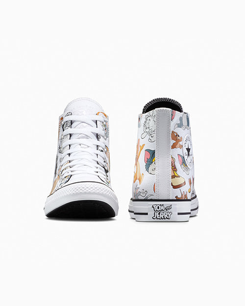 Tom & Jerry Chuck Taylor All Star White