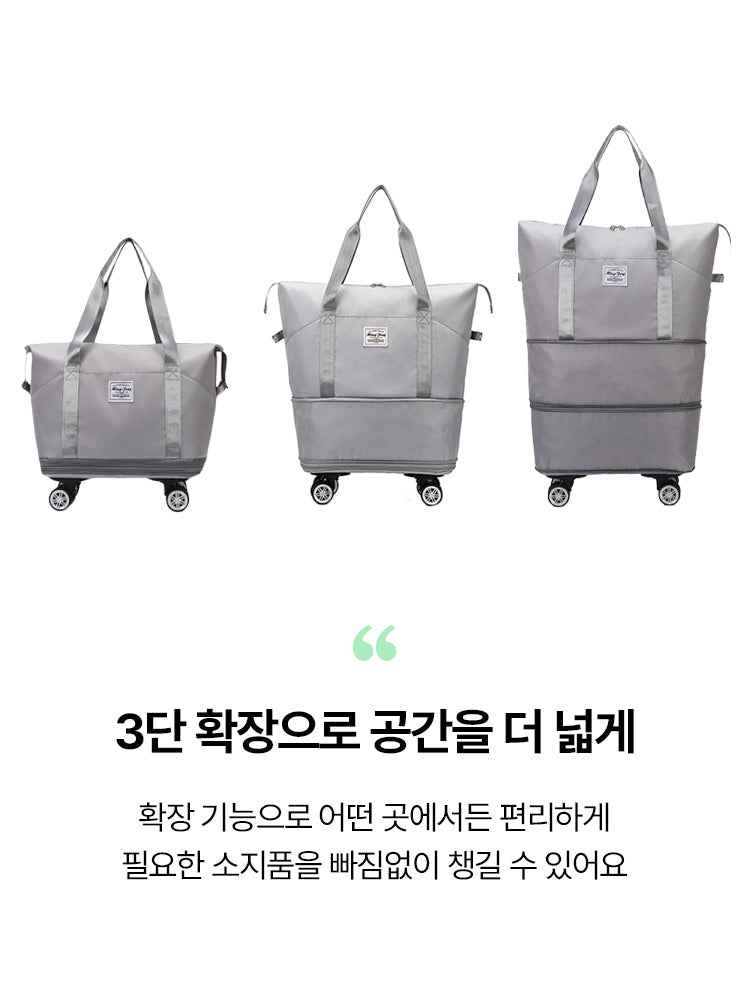 [Backpack Style] Boston Carry-on Suitcase with Wheels (Wheels Included)