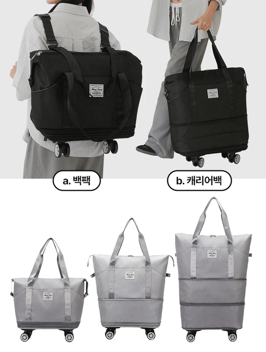 [Backpack Style] Boston Carry-on Suitcase with Wheels (Wheels Included)