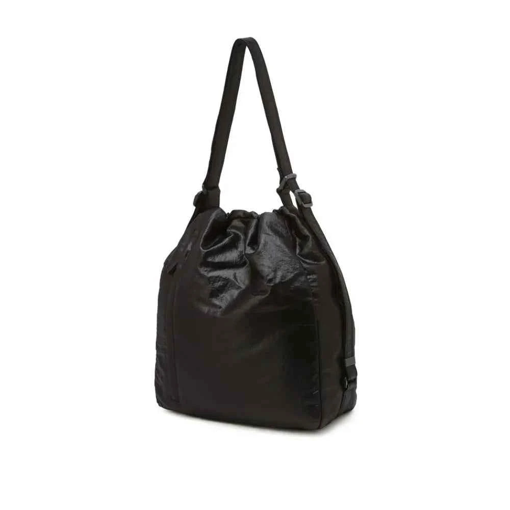 [Hello Kitty x athe] Le Bon Glossy Black Backpack and Shoulder Bag S