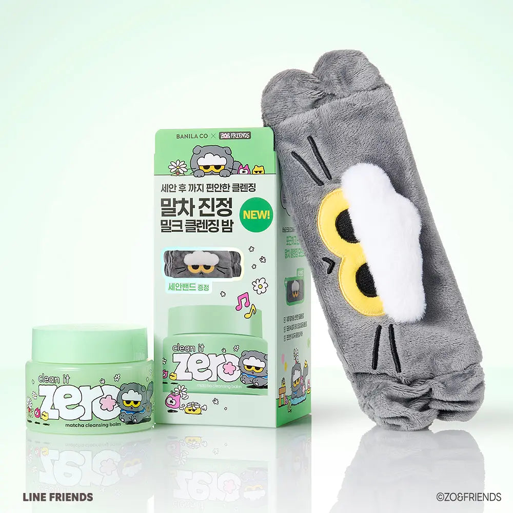 Banilla Co Clean It Zero Matcha Cleansing Balm 100ml (+ Zo& friends Face Wash Band)