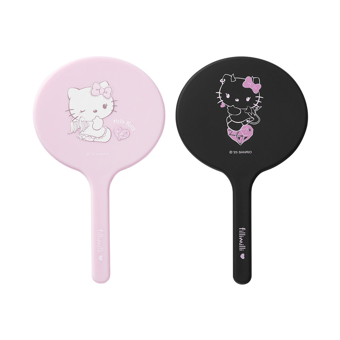 Fillimilli X Hello Kitty Angel and Devil Handy Mirror