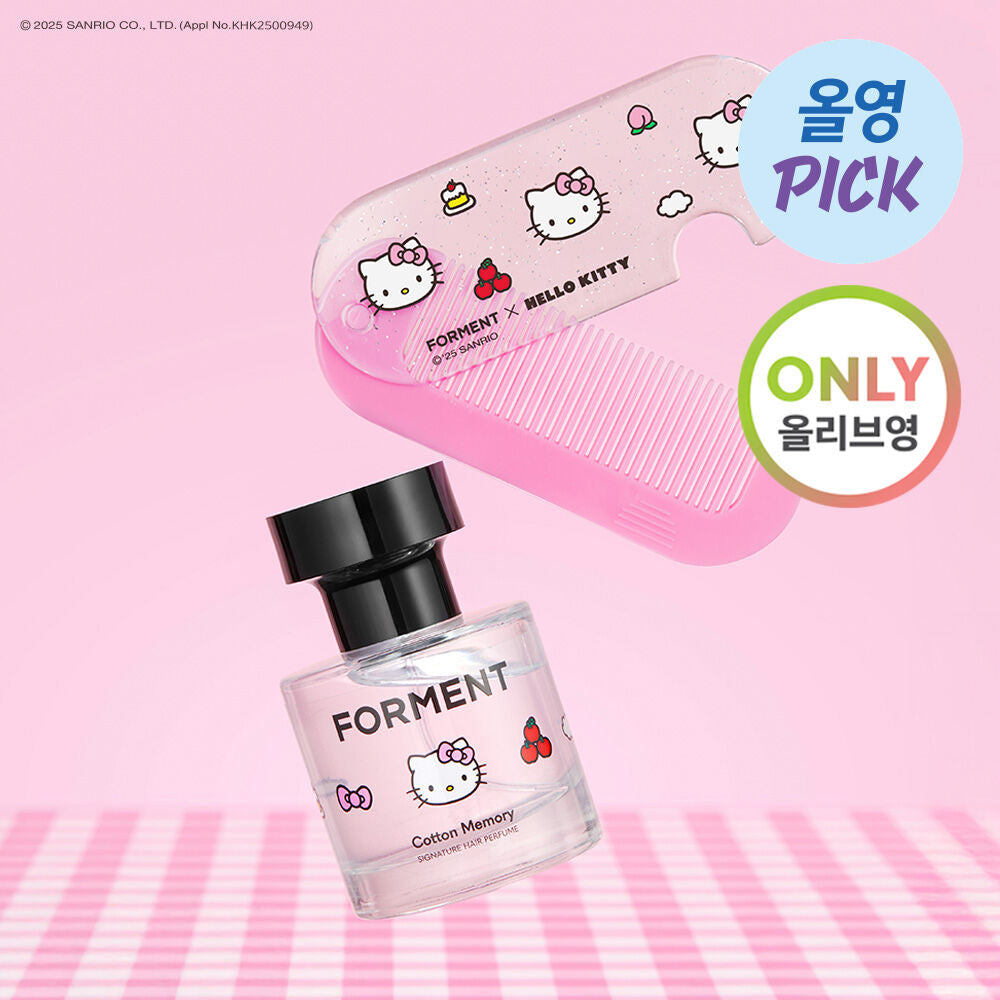 Forment x Hello Kitty Signature Hair Perfume Cotton Memory + Hello Kitty Mini Comb