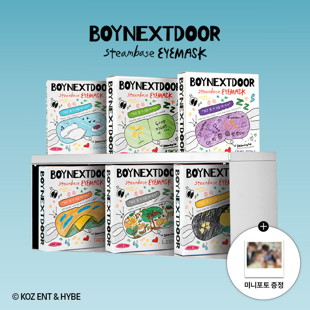 Boynextdoor Steam Base Eye Mask Special Edition 5-pack