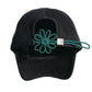 [Korean Celebrity Pick] DENIM FLOWER KNOT CAP