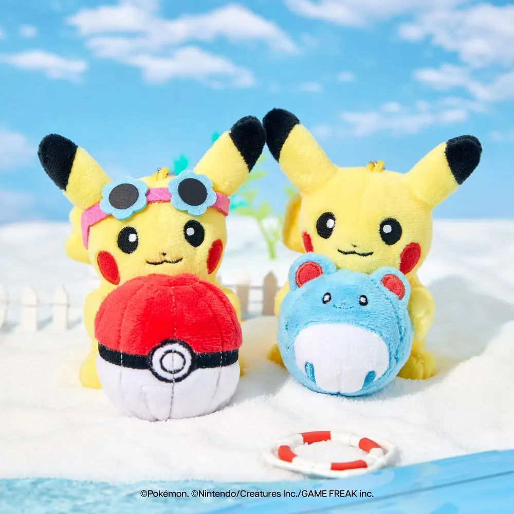 [Pokemon Edition] 10x10 Pokemon Plush Keychains (4 Types)