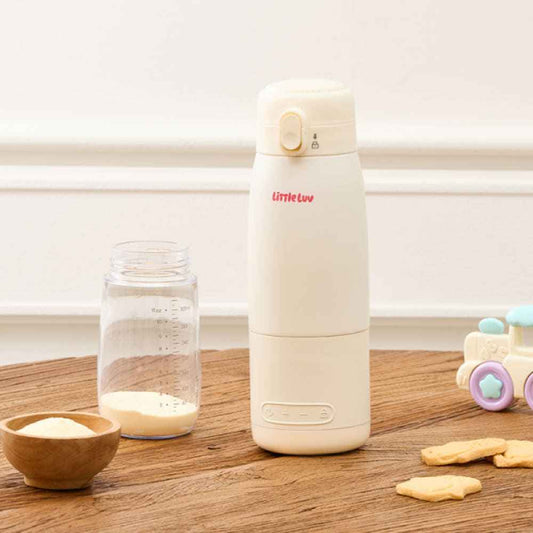 Lock & Lock Little Love Heated Tumbler Wireless Portable Formula Kettle 500ML