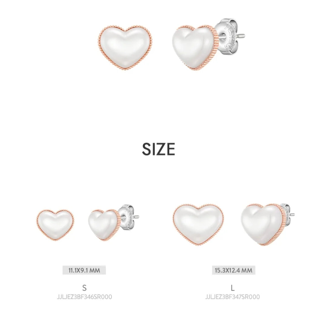 Set Collier & Boucles D'Oreilles J.ESTINA TIARA - Perles Imitation Blanc - Bijou Coréen IU PICK