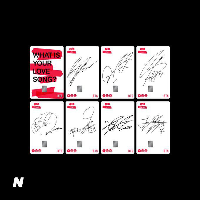 BTS Arirang Namane Card