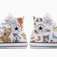Tom & Jerry Chuck Taylor All Star White