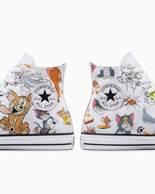 Tom & Jerry Chuck Taylor All Star White