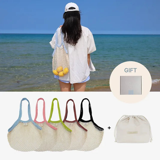 Marche Gift Set (Summer Beach Bag+ Pouch+ Gift box)