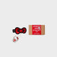 (Joseph&stacy)Lucky Hello Kitty Ribbon Embroidery Wappen Red