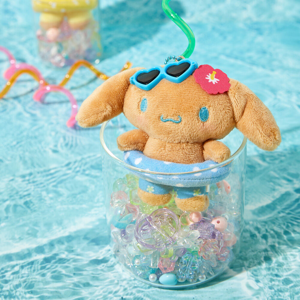 [Olive Young x Sanrio] Ten by Ten Doll Keyring (Tanning Sanrio Characters)