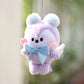 Monopoly BT21 Minini Plush Keyring [Angel]