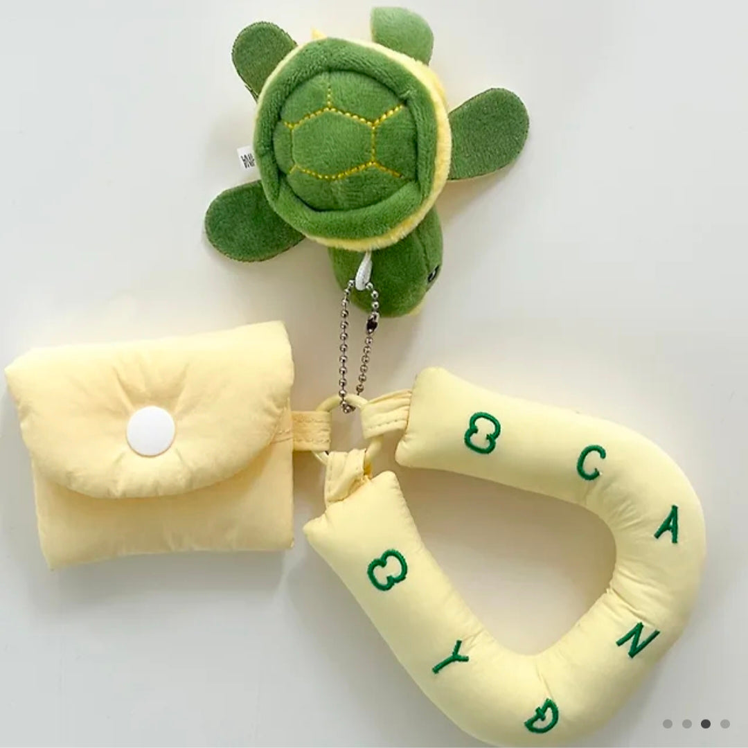 Cute Crawling Turtle Doll Keychain