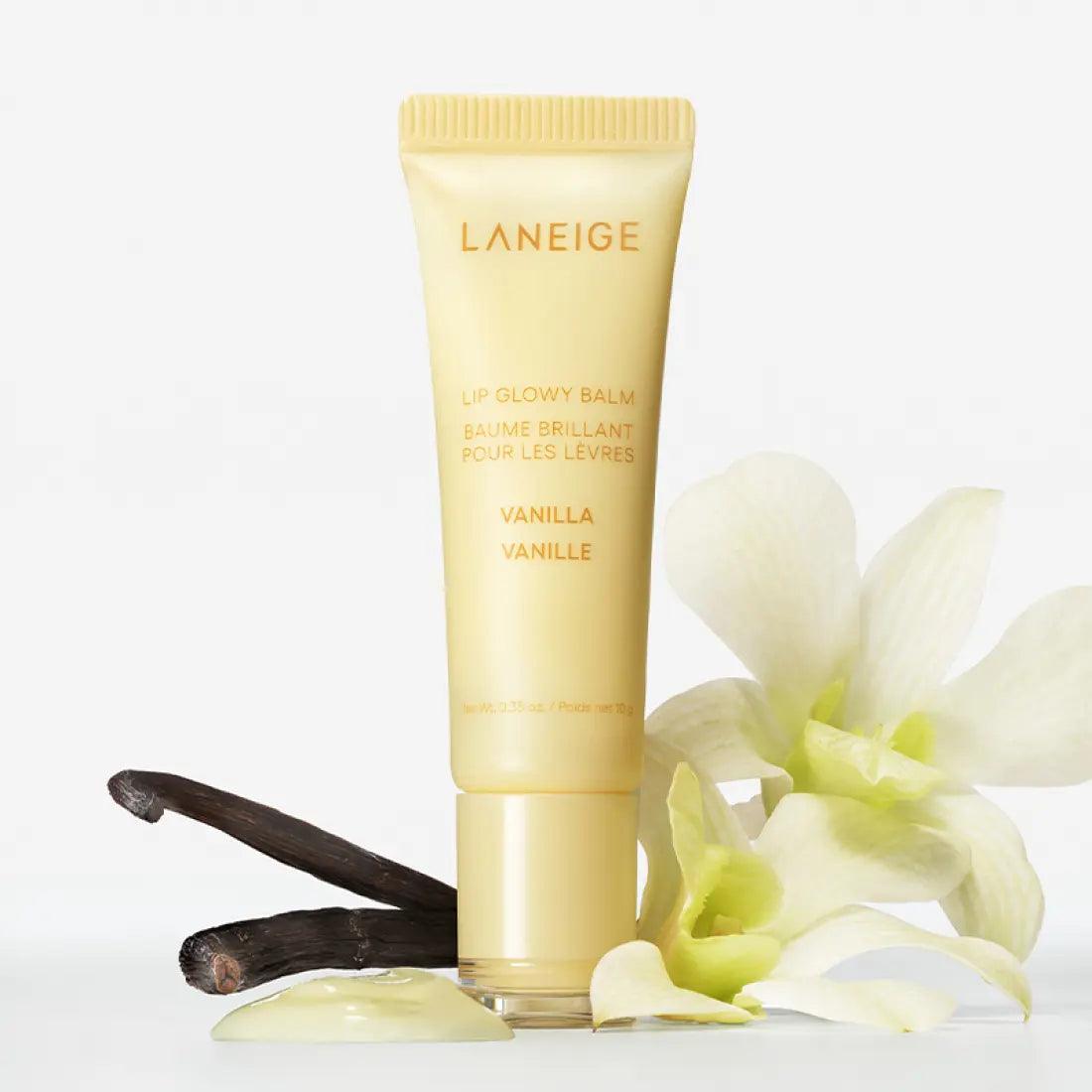 Laneige Lip Glow Balm 10g+Free Pouch+Lip mask 3g