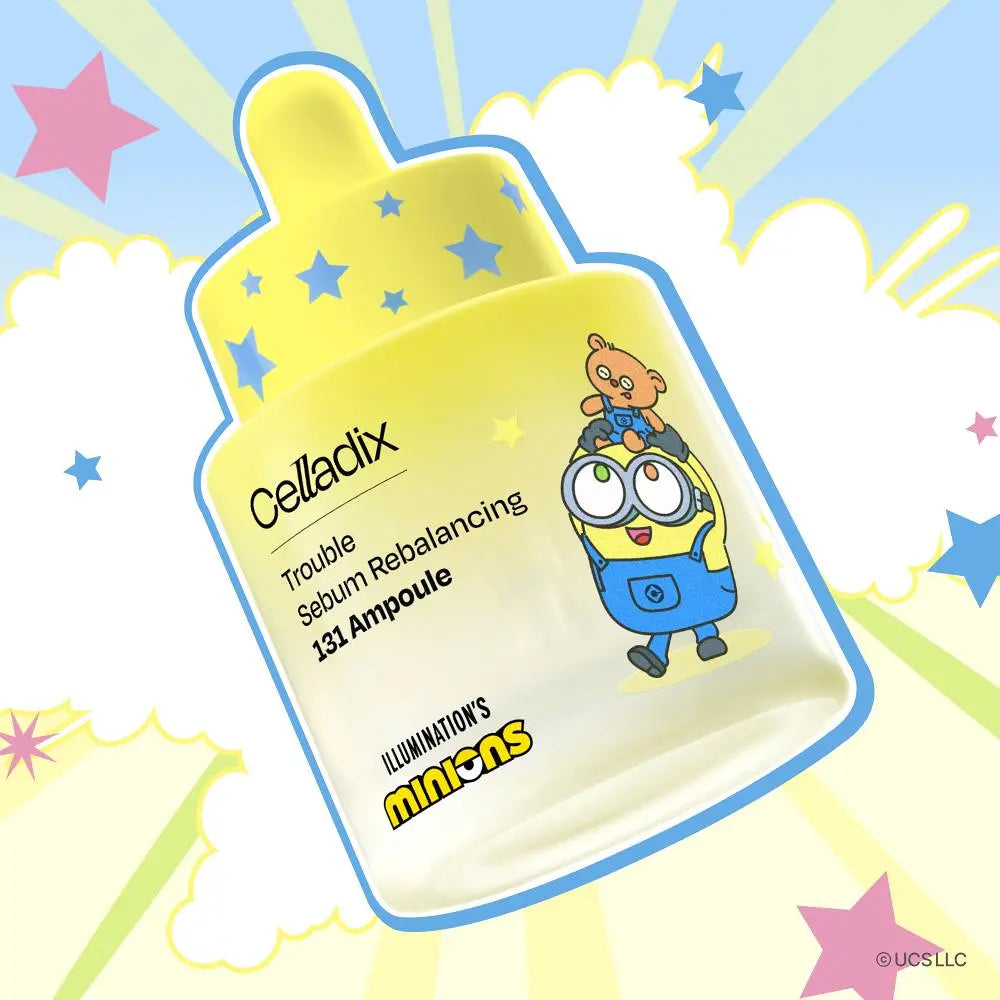 Celladix Sebum Rebalancing RX 131 Ampoule 30ml Special Set (+Minions Keyring)