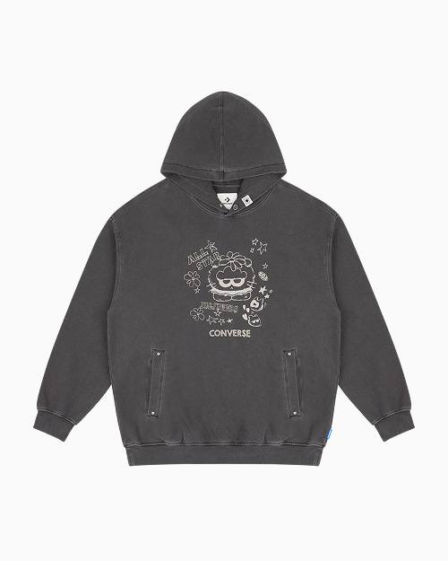 Converse x Zo&friends Zip up Hoodie Gray