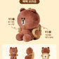 Line Friends x Isaac Toast plush keychain