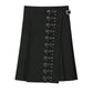 Safety Pin Midi Wrap Skirt - BLACK[ Worn By Giselle From Aespa]