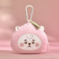 BT21 PEACH HOLIC FACE POUCH KEYRING