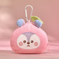 BT21 PEACH HOLIC FACE POUCH KEYRING