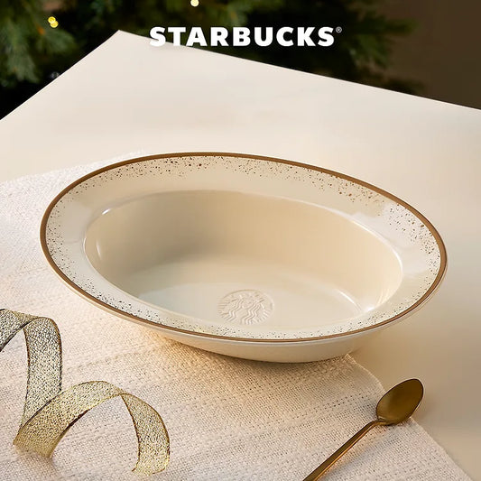 Starbucks "Together for sweet moments" Melo Delight Oval Pasta Plate