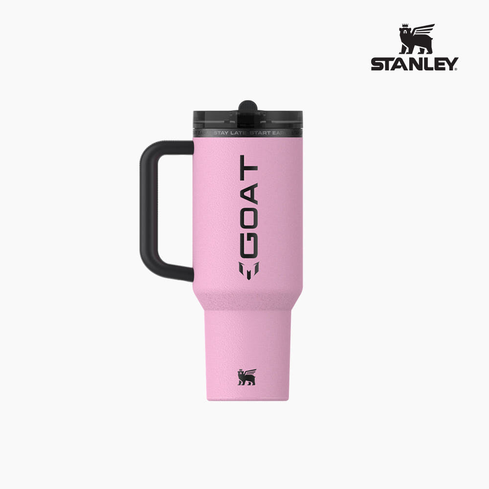 [MESSI X STANLEY] Quencher Pro Tour Flip Straw Tumbler 1.18L Mesh Goat Pink