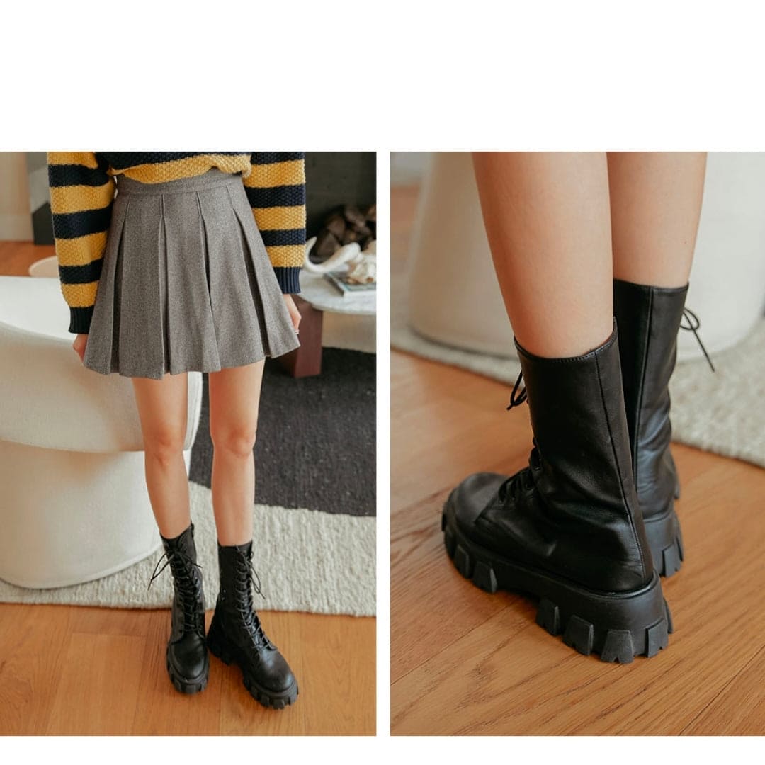 Korid Lace Up High Walker [ Worn By Winter & Karina]