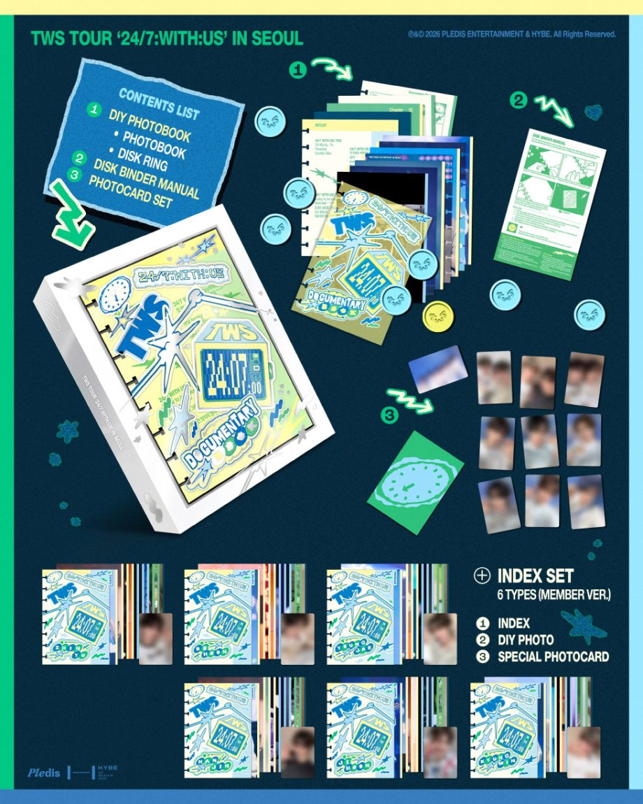 [Pre-order] TWS - TWS TOUR 24/7 WITHUS IN SEOUL + INDEX SET