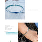 Aquamarine Raw Mother of Pearl Dolphin Lucky Sea Bracelet