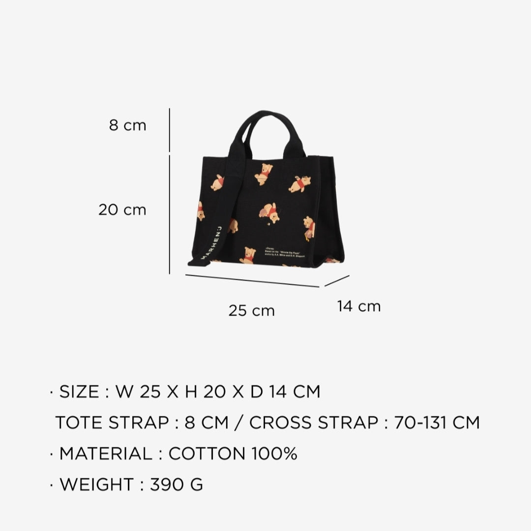 Marhen: J x Disney Winnie the Pooh Rico Mini Bag Black Edition