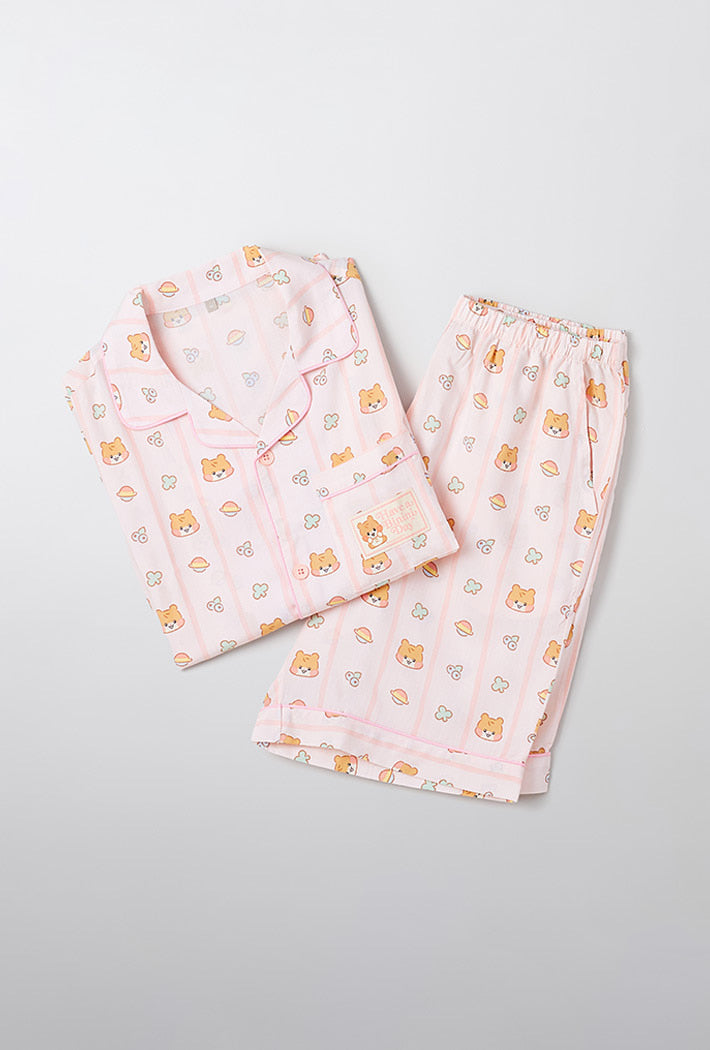 [Spao x Zeroni] Short Sleeve Pyjama Set
