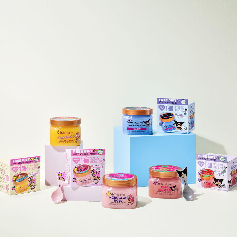 Tree Hut Shea Sugar Scrub 510g + Spatula Giveaway [Tanning Hello Kitty Collab]