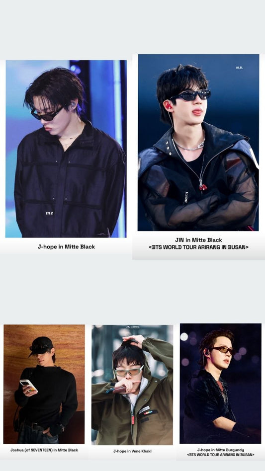 Lemok Sunglass wore by BTS & Seventeen