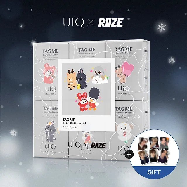 [Riize Collaboration] Biome Tag Me Hand Cream Keychain Set of 6 (+Riize Photocard)
