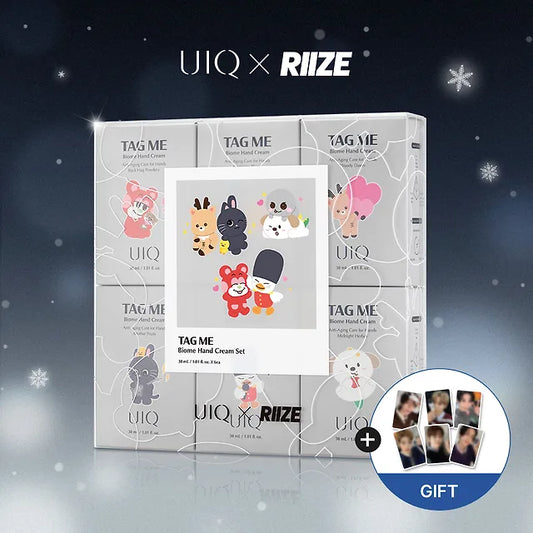 [Riize Collaboration] Biome Tag Me Hand Cream Keychain Set of 6 (+Riize Photocard)