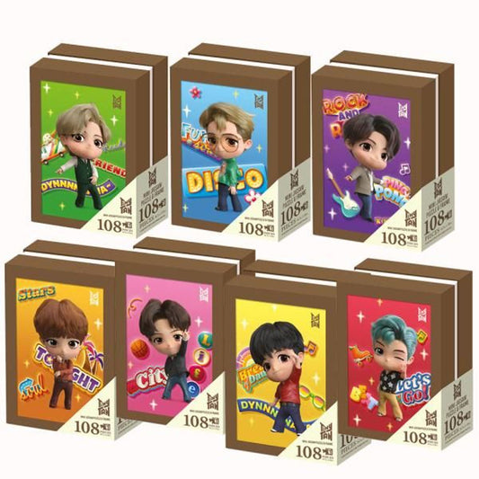 Jigsaw Puzzle Tinytan Dynamite Framed 108-Piece Set of 7