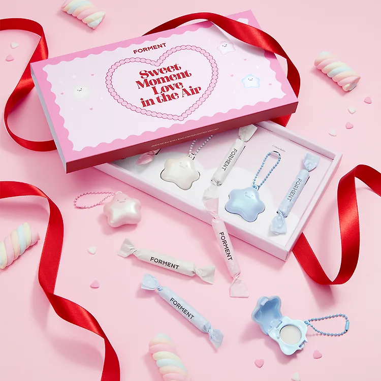 [Gift Wrapping] Forment Solid Perfume Keyring & 3-Piece Mini Perfume Set