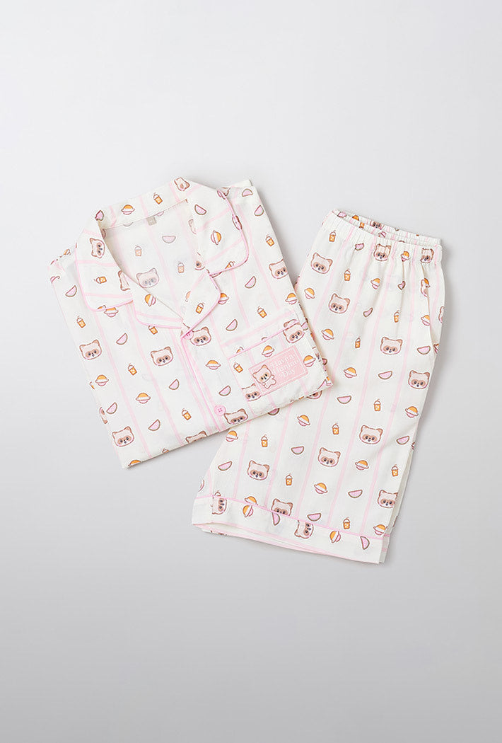 [Spao x Zeroni] Short Sleeve Pyjama Set