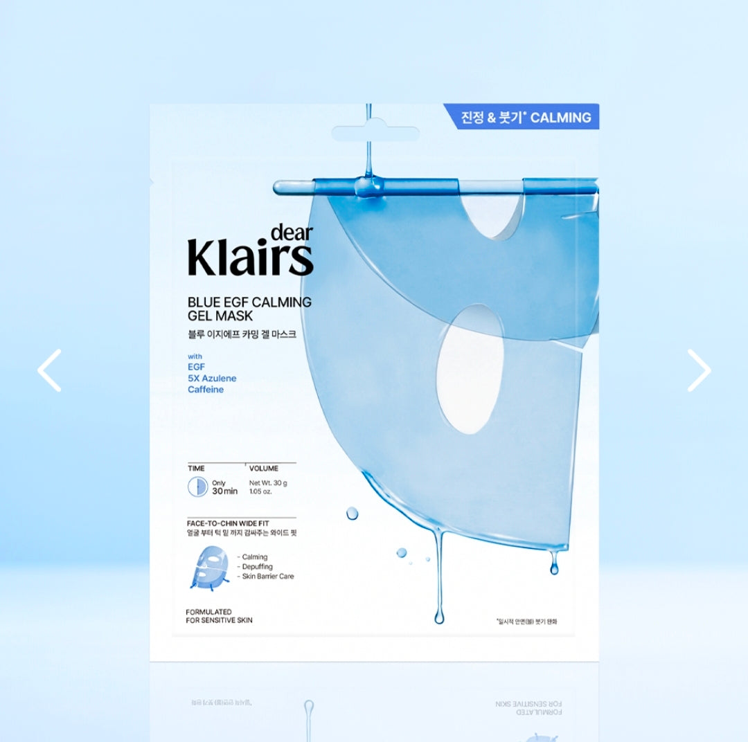 Klairs Blue EGF Calming Gel Mask