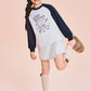 [Kids] (Mangled Bear) Long Sleeve T-Shirt (MELANGE GRAY) - Kgifts.shop