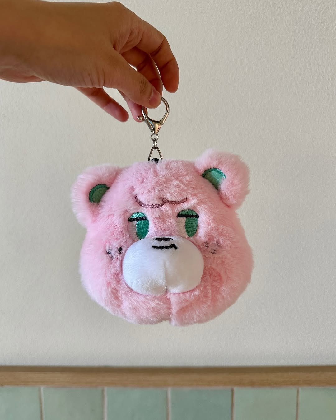 Knotted Sugar Bear Mini Pouch /Card Pouch Keyring