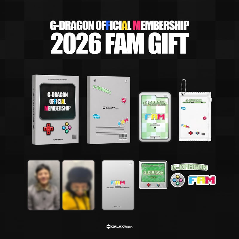 G-DRAGON 2026 OFFICIAL MEMBERSHIP [FAM GIFT] [No membership card]
