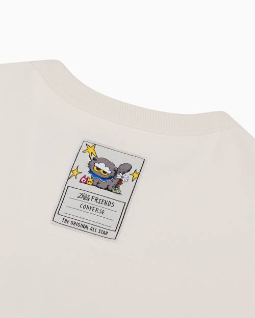 Converse x Zo&friends Crew Neck Top Classic Ivory