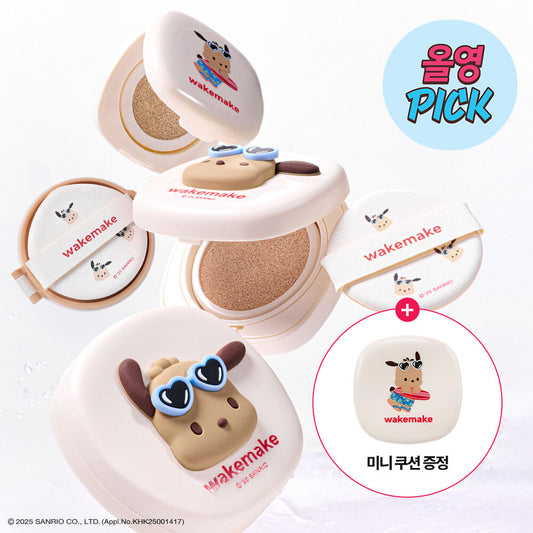 [Tanning Pochaco]WakeMake Seamless Wear Cushion(+Mini Cushion Free)