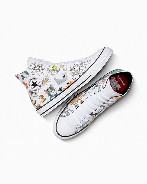 Tom & Jerry Chuck Taylor All Star White