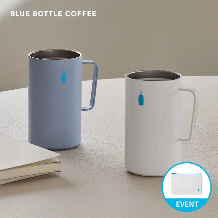Blue Bottle Travel Mug 20oz (591ml) + Travel Pouch